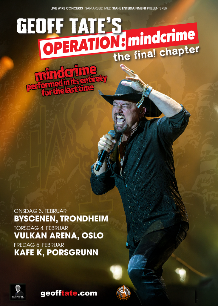 GEOFF TATE’S OPERATION: MINDCRIME – THE FINAL CHAPTER