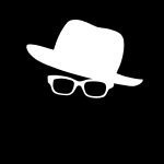 Hatt og briller TAD